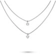 s.Oliver Ketten-Set Schmuck Geschenk Edelstahl Halskette The Double Row, Herz,...