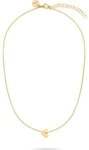 Tamaris Kette mit Anh&auml;nger Organic Heart, Herz gelb|goldfarben 1,28 mm