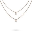 s.Oliver Ketten-Set Schmuck Geschenk Edelstahl Halskette The Double Row, Herz,...