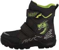 Klettstiefel LURCHI "Kai-SYMPATEX, Blinkschuh", Jungen, Gr. 28, Textil, schwarz