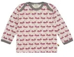 loud + proud Langarmshirt mit Ameisen Druckmotiv Bio Baumwolle, GOTS rosa 122/128