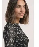 STREET ONE Midikleid mit allover Print schwarz 34 EU