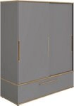 PAIDI Schiebet&uuml;renschrank STIENE in Beige oder Grau, 2 T&uuml;ren und 1 Schublade...