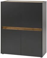 Lomadox Highboard CRISP-61, Wotan Eiche Nb. 100/120/40 cm