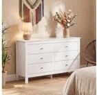 HOMCOM Kommode Sideboard mit 6 Schubladen, 118 x 39,5 x 75,5 cm (Set, 1 St.,...