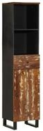 vidaXL Badm&ouml;bel-Set vidaXL Badschrank 38x33x160 cm Altholz Massivholz