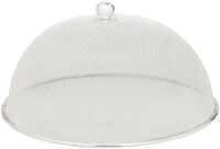 EDZARD Schutzhaube Classic (H 16 cm, &Oslash; 30 cm) edel versilbert, anlaufgesch&uuml;tzt