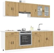 vidaXL H&auml;ngeschrank vidaXL 8-tlg. K&uuml;chenschrank-Set Kalmar Artisan-Eiche