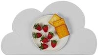 relaxdays Platzset Platzdeckchen f&uuml;r Kinder in Wolkenform, (1-St), Hellgrau