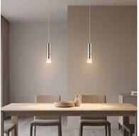 GLOBO LIGHTING LED Pendelleuchte, LED-Leuchtmittel fest verbaut, Warmwei&szlig;, 2er...