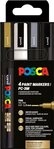 uni-ball Marker Faber Castell Marker UNI POSCA PC-3M 0,9-1,3 4er SWSG