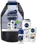 Nivea Men Feuchtigkeitspflege-Set 2026 Duschgel Gesichtscreme Deo Roll-On Bag,