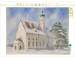CALVENDO Puzzle CALVENDO Puzzle St. Colomann bei F&uuml;ssen im Winter, 2000 Teile