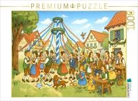 CALVENDO Puzzle CALVENDO Puzzle Bayerisches Maifest Wimmelbild mit Tanzbaum und
