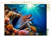 CALVENDO Puzzle CALVENDO Puzzle Mur&auml;ne im blauen Meer, 1000 Teile Lege-Gr&ouml;&szlig;e...