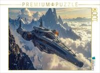 CALVENDO Puzzle CALVENDO Puzzle Gipfelflug, 1000 Teile Lege-Gr&ouml;&szlig;e 64 &times; 48 cm