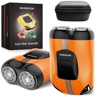 MAXGROOM Elektrorasierer Reiserasierer Rotationsrasierer Nassrasierer,...