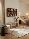 KADIMA DESIGN Wandregal Wandregal Massivholz H&auml;ngeregal Modern Wohnzimmer