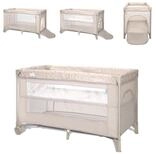 LORELLI Baby-Reisebett Carina, ab Geburt, R&auml;der mit Bremse, Laufstall,