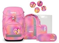ergobag Schulrucksack Pack (6tlg., Federm&auml;ppchen, Sportrucksack, Heftebox,