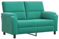 vidaXL Sofa 154 x 85 x 93 cm Sofa T&uuml;rkis 154x85x93 cm Samt, 1 Teile