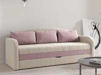 MIRJAN24 Schlafsofa Tenus, mit Bettkasten und Schlaffunktion, R&uuml;ckenlehne in...