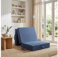 vidaXL Sofa vidaXL Klappsofa Bett 75 x 63 x 45 cm Blau
