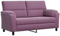 vidaXL Sofa 174 x 85 x 93 cm Sofa Lila 174x85x93 cm Samt, 1 Teile