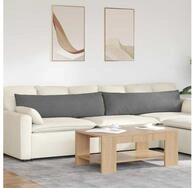vidaXL Sitzkissen vidaXL Sofakissen 2 stk. Stoff Dunkelgrau 145 x 40 cm