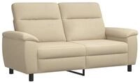 vidaXL Sofa 178 x 90 x 95 cm Sofa Creme 178x90x95 cm Stoff, 1 Teile