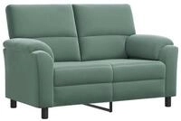 vidaXL Sofa 154 x 85 x 93 cm Sofa Meergr&uuml;n 154x85x93 cm Samt, 1 Teile
