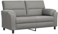 vidaXL Sofa 174 x 85 x 93 cm Sofa Hellgrau 174x85x93 cm Samt, 1 Teile