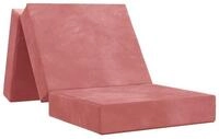 vidaXL Bett Klappsofa Bett 75 x 63 x 45 cm Rosa (1-tlg)