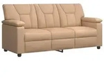vidaXL Sofa 191 x 85 x 93 cm Sofa Cappuccino 191x85x93 cm Kunstleder, 1 Teile...