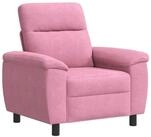 vidaXL Sofa 95 x 90 x 95 cm Sofa Rosa 95x90x95 cm Stoff, 1 Teile
