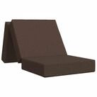 vidaXL Bett Klappsofa Bett 75 x 63 x 45 cm Taupe (1-tlg)