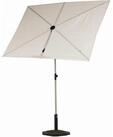 LuxusKollektion Balkonschirm Sonnenschirm rechteckig beige 183x134cm...