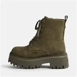 Buffalo ASPEN Schn&uuml;rboots Schn&uuml;rstiefelette, Boots mit Plateau gr&uuml;n 42 EU