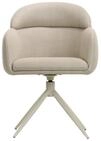 Massivmoebel24 Polsterstuhl POLSTERST&Uuml;HLE 100% Polyester beige (100% Polyester...