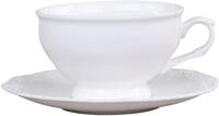 Chic Antique Becher Chic Antique Teetasse PROVENCE mit Untertasse Porzellan...
