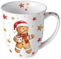 Ambiente Luxury Paper Products Becher Wald, Blumen, Pflanzen,Tieren -Winter,...