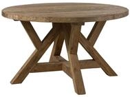 Massivmoebel24 Esstisch BASSANO Teak Massivholz natur (Massivholz zerlegt 81 kg