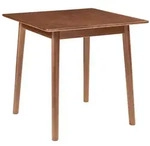 en.casa Esstisch, &raquo;Klijori&laquo; 75x75x74 cm quadratisch Holz Walnussoptik braun...