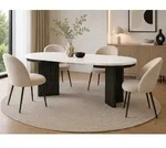 Beautysofa Esstisch PRESTIGE runder Design-Tisch ausziehbar &Oslash; 100&ndash;180 cm...