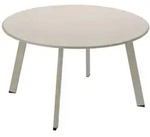 Beistelltisch Couchtisch &Oslash; 70 x 40 cm beige