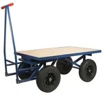 TRUTZHOLM Transportwagen XXL Profi Plattformwagen 500 kg 120x80 cm...