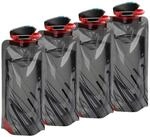 LuxusKollektion Trinkflasche Trinkflasche faltbar wiederverwendbar 4 St&uuml;ck...