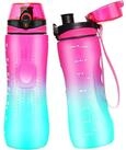 LuxusKollektion Trinkflasche Wasserflasche Motivations Zeitmarkierung Tritan...