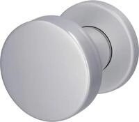Alpertec T&uuml;rbeschlag Alpertec Knopf &Oslash; 5,0 Aluminium F1 silber