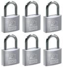 BASI Vorh&auml;ngeschloss Vorhangschloss, (Spar-Set, 6-tlg), 6er Set, Breite 40 mm,